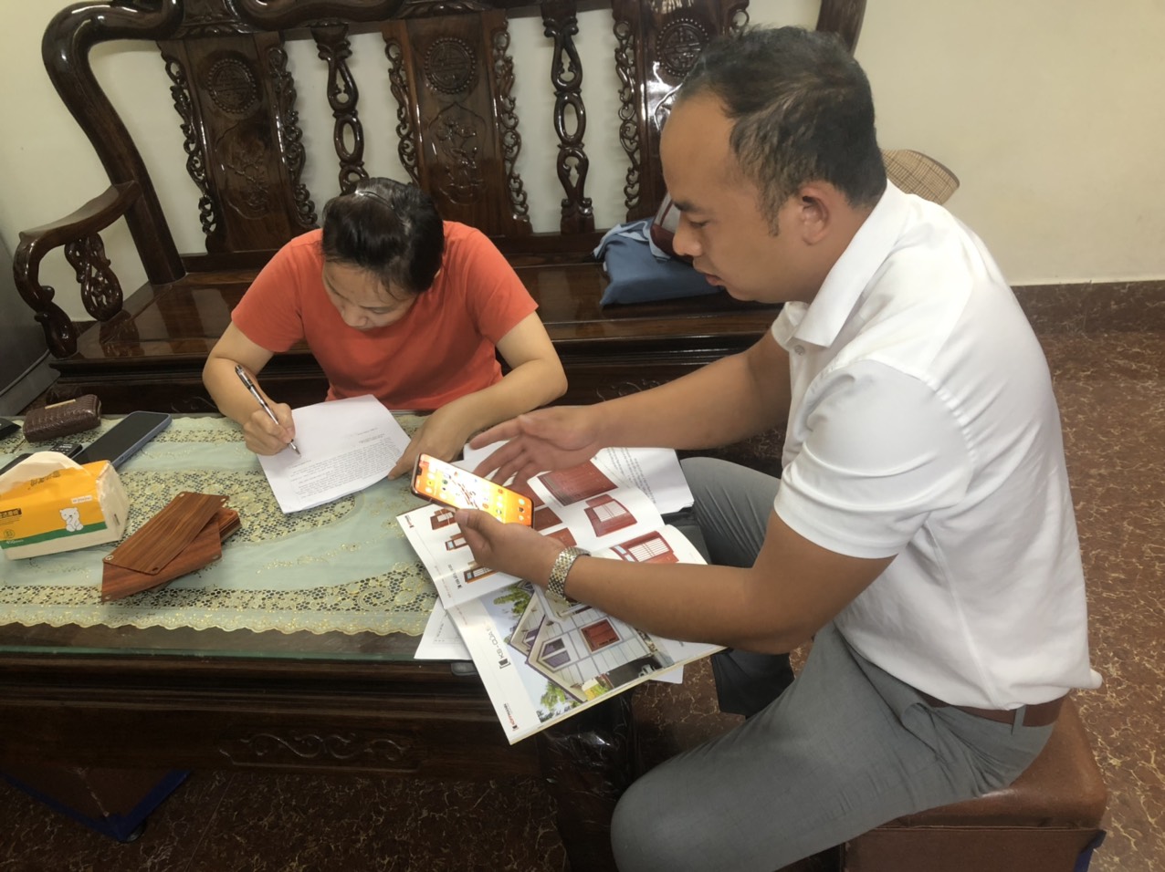 ảnh công trình chị Thu tại phường Hồng Hà, tp.Hạ Long