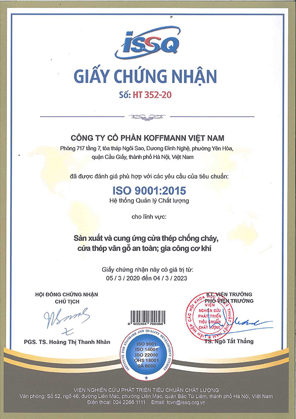 giay chung nhan iso